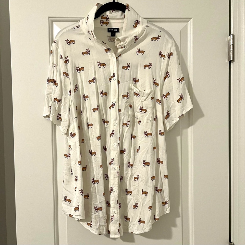 Torrid corgi shirt